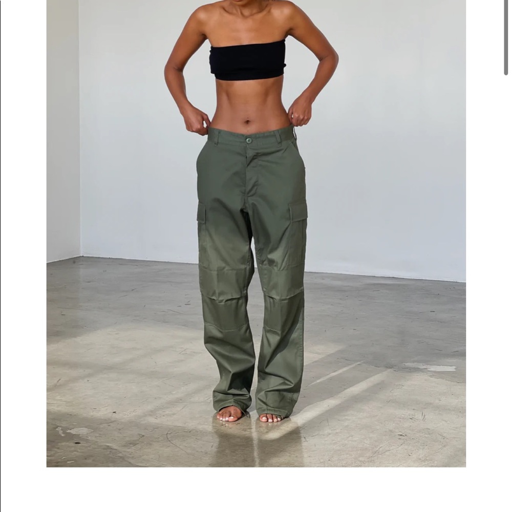 Local European Olive Green Track Pants
